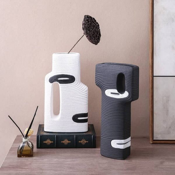 Handle Ceramic Vase