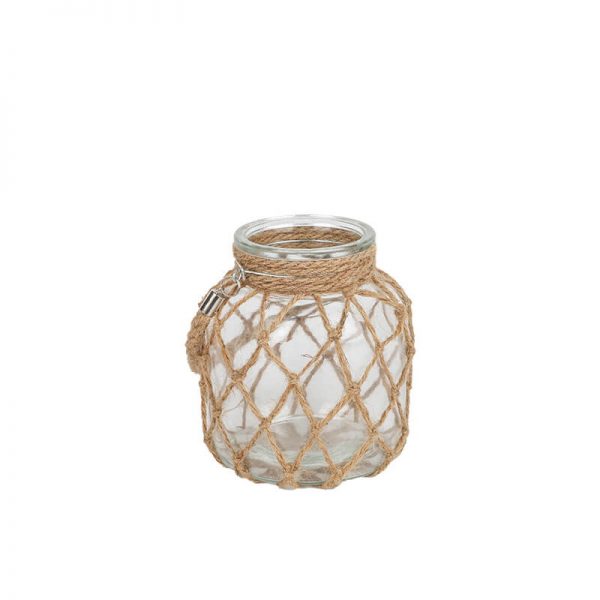 Rope Net Glass Vase