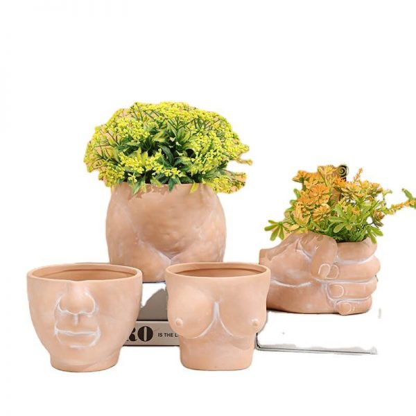 Female Body Flower Pot