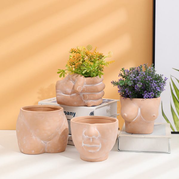 Female Body Flower Pot