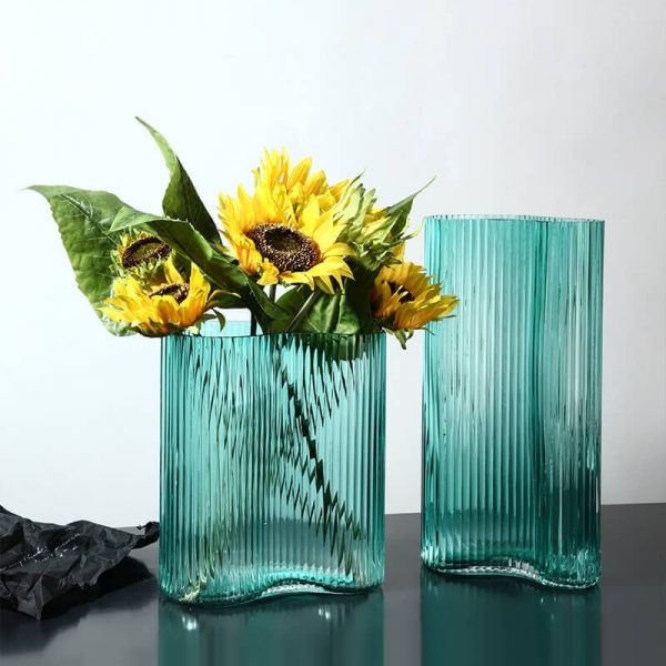 Geometric Glass Vase