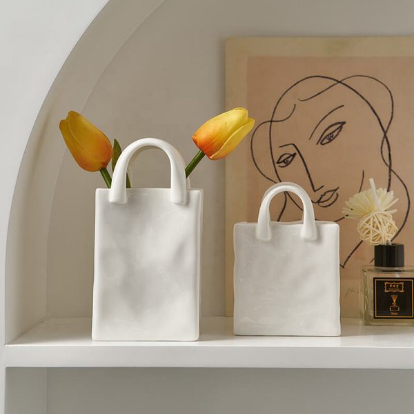 White Ceramic Vase